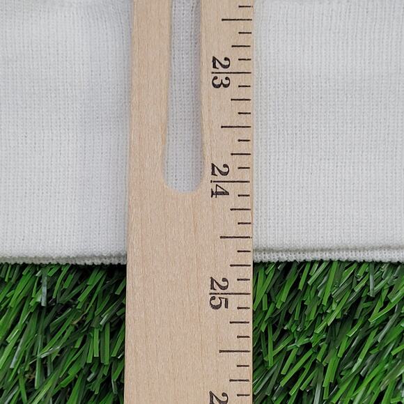 Vintage 90s MOD Blank Sweatshirt Women Large 21x25 White USA - Picture 6 of 11